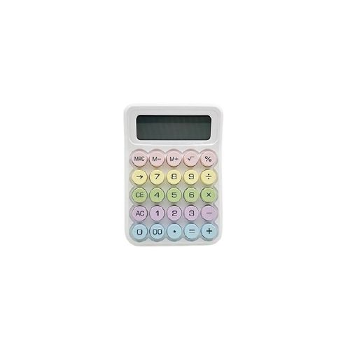 Calculadora 12 digitos color pastel - Blanco — Mis Petates