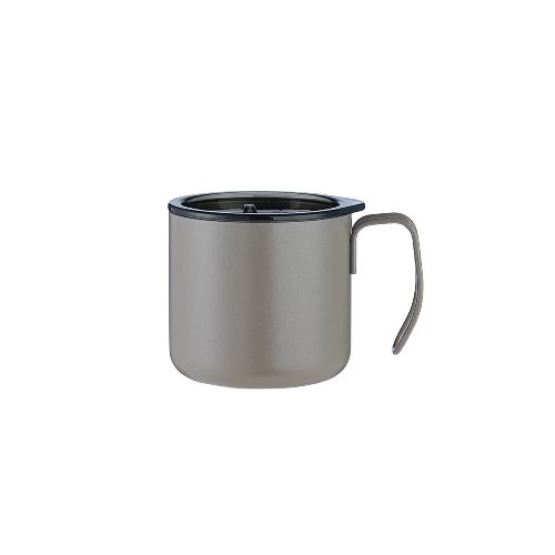 Jarra térmica con agarre y tapa 350 Ml - Gris — Mis Petates