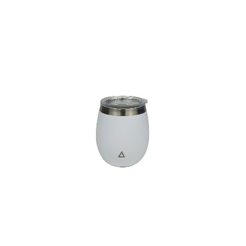 Mate de acero inoxidable con tapa - Blanco — Mis Petates