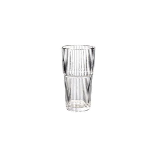 Vaso de vidrio acanalado 500 ml — Mis Petates