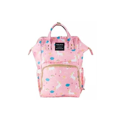 Mochila Maternal - Unicornio Fondo Rosado — Mis Petates