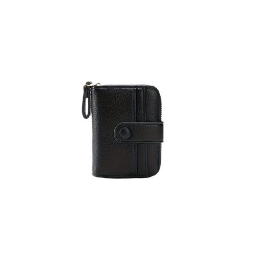 Billetera tarjetero con cierre 11*8.4*2.5cm - Negro — Mis Petates