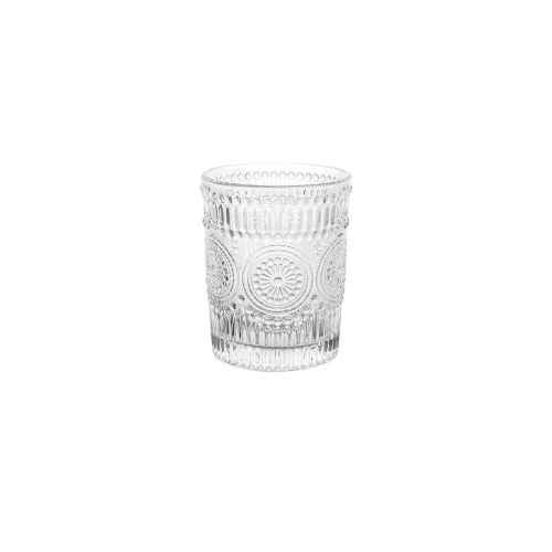 Vaso de vidrio texturado — Mis Petates