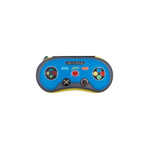 Cartuchera rígida joystick - Azul — Mis Petates