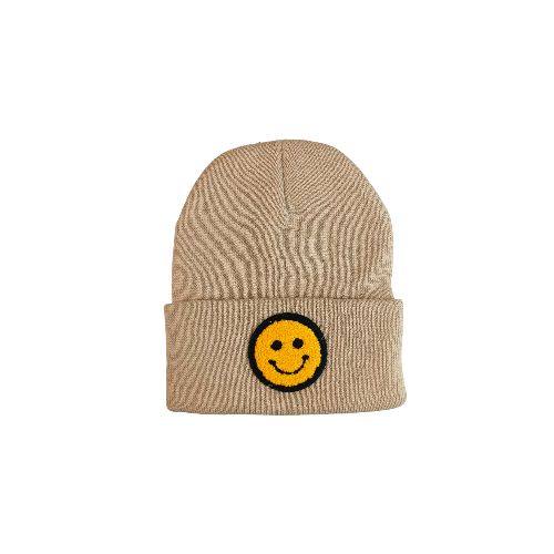 Gorro de lana smile - Beige — Mis Petates