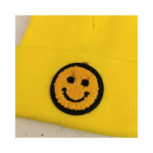 Gorro de lana smile - Amarillo — Mis Petates