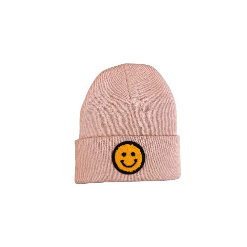 Gorro de lana smile - Rosado Claro — Mis Petates