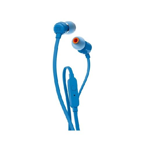 AURICULARES JBLT110BLU AZUL CON MICROFONO JBLT110BLU-JBLT110BLU