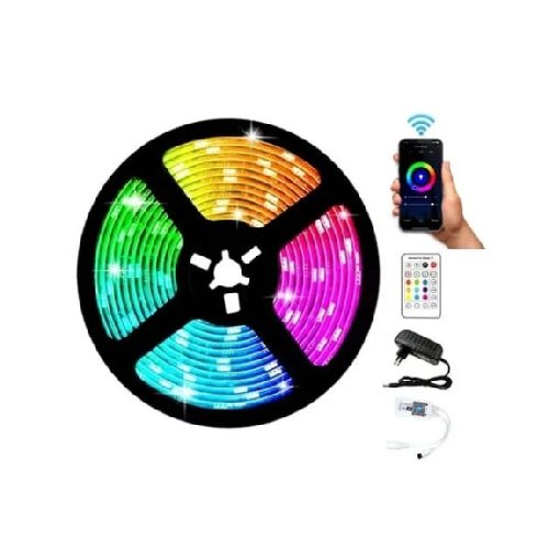 TIRA LED RGB SMART CONTROL POR APP BLUETOOTH 5 METROS DW069-DW069