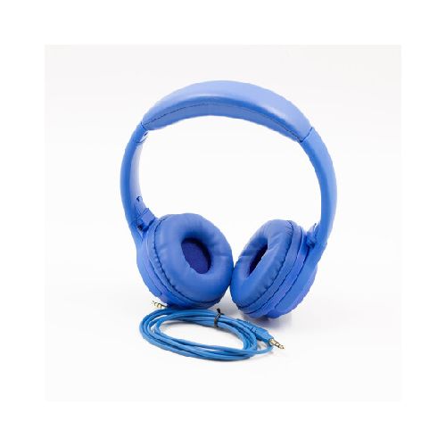 AURICULARES CON CABLE VINCHA EV510AP ECONOMICOS AZULES HL004BL-HL004BL