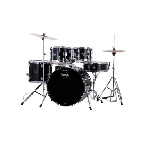 BATERIA MAPEX COMET CM5294FTCDK BLACK CON HARDWARE Y PLATILLOS CM5294FTCDK-CM5294FTCDK