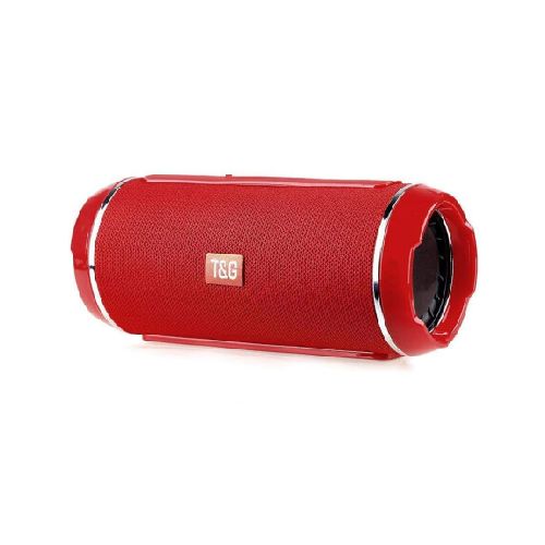 PARLANTE PORTÁTIL BLUETOOTH TG116 CILINDRO SIMIL FLIP ROJO HL032RD-HL032RD