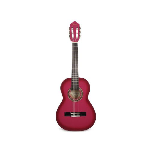 GUITARRA CLASICA VALENCIA VC102 NIÑO 1/2 PINK VC102PKS-VC102PKS