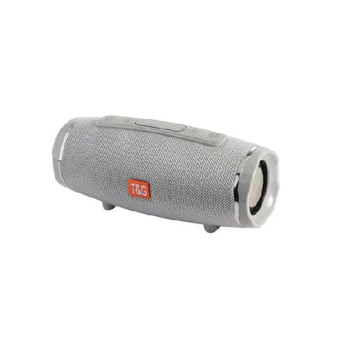 PARLANTE PORTÁTIL BLUETOOTH TG145 CILINDRO HORIZONTAL WC153GRIS-WC153GRIS