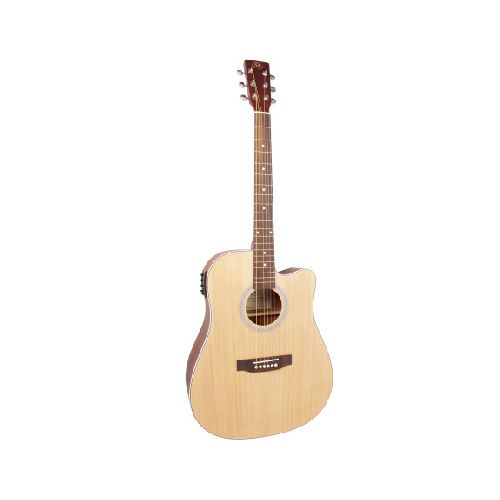 GUITARRA ELECTROACUSTICA SX SD204CE ACERO NATURAL SD204CE-SD204CE