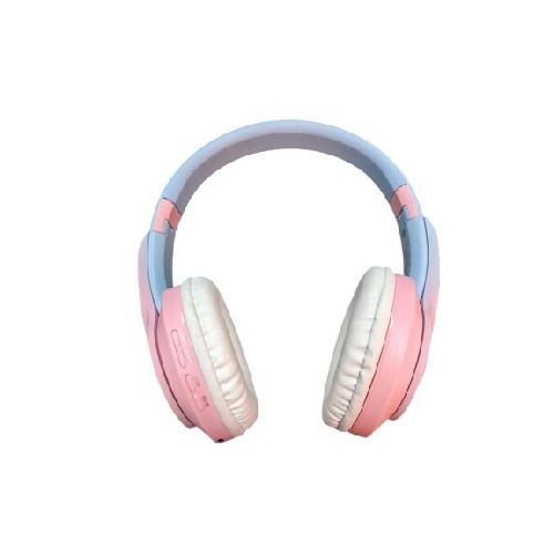 AURICULARES INALAMBRICOS BLUETOOTH XY229BT INFANTILES ROSADOS CON LUCES DW239-DW239