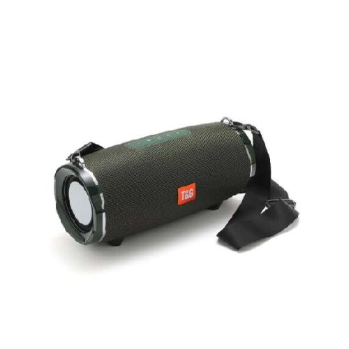 PARLANTE PORTÁTIL BLUETOOTH TG187 50W SIMIL BOOMBOX CON COLGANTE DE TRANSPORTE VERDE WC377VE-WC377VE