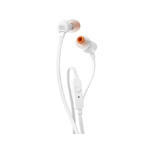 AURICULARES JBLT110WHT BLANCO CON MICROFONO JBLT110WHT-JBLT110WHT