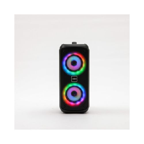 PARLANTE TORRE PORTATIL BLUETOOTH CON LUCES VERTICAL INCLUYE MICRÓFONO 2 X 4