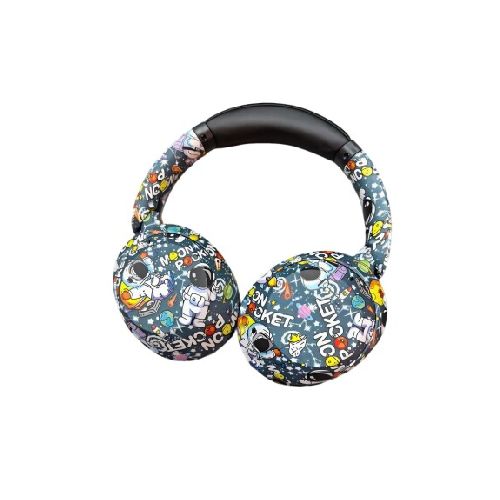 AURICULARES INALAMBRICOS BLUETOOTH VINCHA CON DISEÑO DE ASTRONAUTAS DW246-DW246