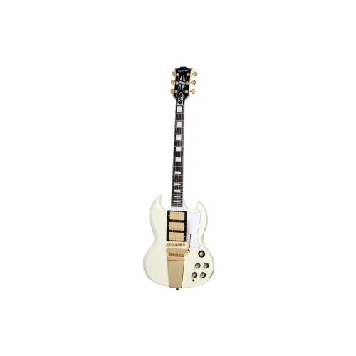 GUITARRA ELECTRICA EPIPHONE 1963 SG CUSTOM CLASSIC WHITE ECSGC63CWVGM1-ECSGC63CWVGM1