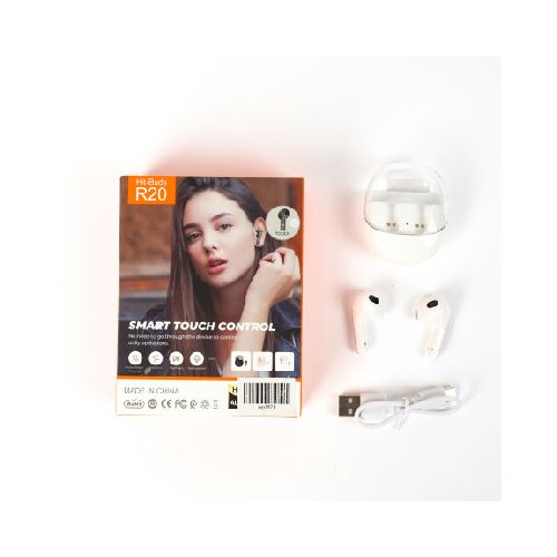 AURICULARES INALAMBRICOS BLUETOOTH IN EAR TÁCTIL BLANCOS CON ESTUCHE erp1021-erp1021