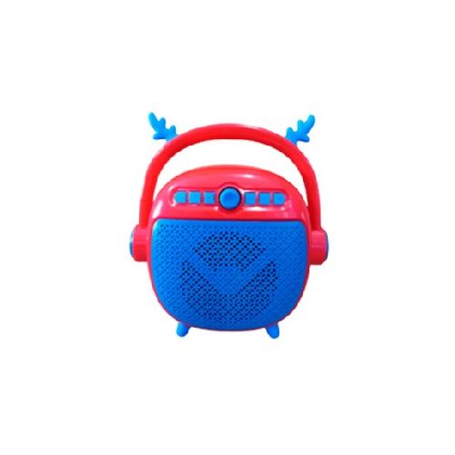 PARLANTE PORTÁTIL BLUETOOTH KTS-1863 INFANTIL CON MICRÓFONO ROJO WC125RD-WC125RD