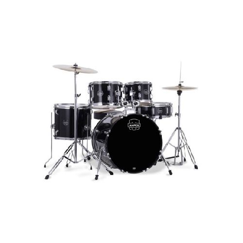 BATERIA MAPEX COMET CM5044FTCDK BLACK C/ HARDWARE Y PLATILLOS CM5044FTCDK-CM5044FTCDK