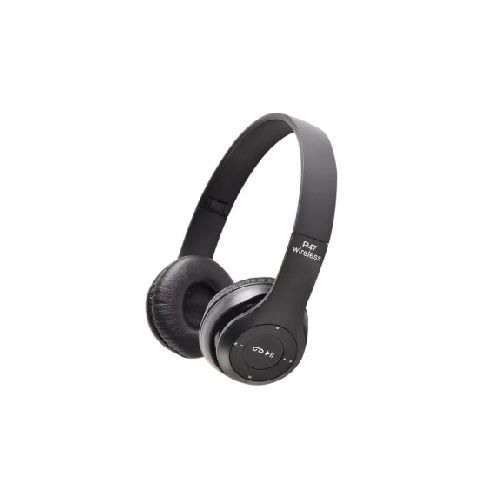 AURICULARES INALAMBRICOS BLUETOOTH VINCHA P47 ECONOMICOS NEGROS DW169-DW169