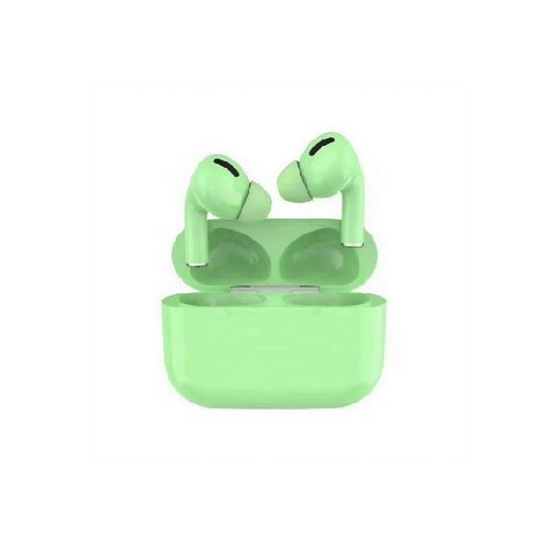 AURICULARES INALAMBRICOS BLUETOOTH IN EAR ECONÓMICOS VERDES CON ESTUCHE arp1017-arp1017