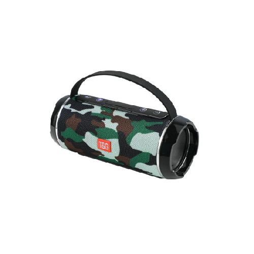 PARLANTE PORTÁTIL BLUETOOTH TG116 CILINDRO SIMIL FLIP CAMUFLADO HL032CAM-HL032CAM