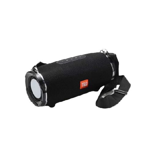 PARLANTE PORTÁTIL BLUETOOTH TG187 50W SIMIL BOOMBOX CON COLGANTE DE TRANSPORTE NEGRO WC377BK-WC377BK