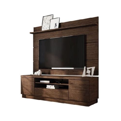 Home Theater Rack para Tv Modelo Londres - Castaño