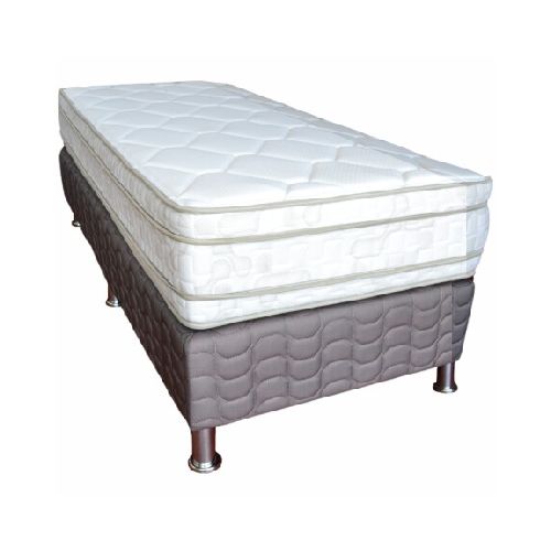 Colchón + Sommier de Espuma Premium París - 0,80 x 1,85 x 26 - 1 Plaza