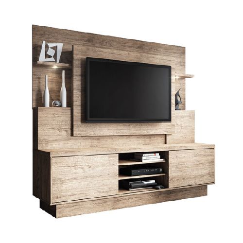 Home Theater Rack para Tv ARON SMART - Natural