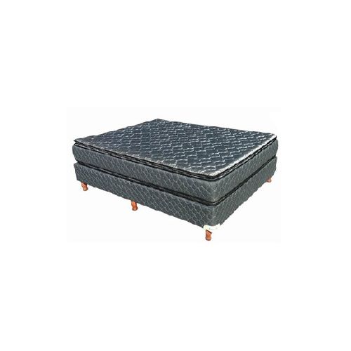 Colchón + Sommier París Espuma Premium con Pillow - 0,90 x 1,90 - 1 Plaza