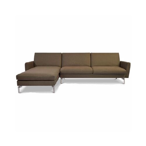 Sofá Cama N6S 2 Plazas 3 Cuerpos con Chaise - Tostado - OUTLET