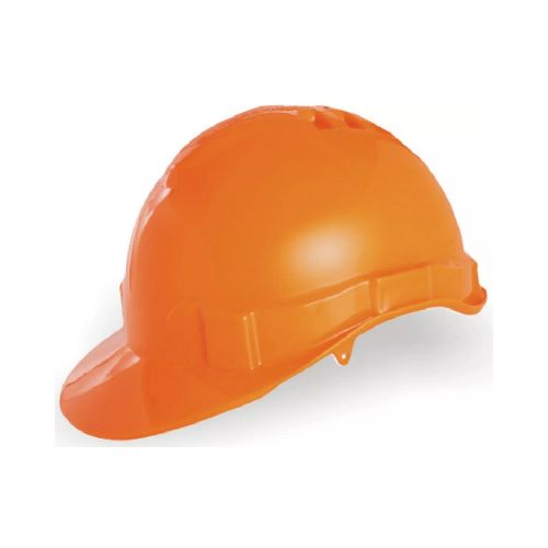 Casco de seguridad de obra certificado Naranja 