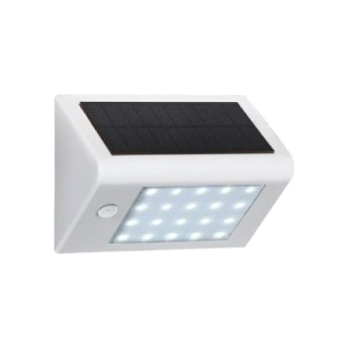 Foco Solar con Sensor de Movimiento Luz Calida. Blanco - Galaxia