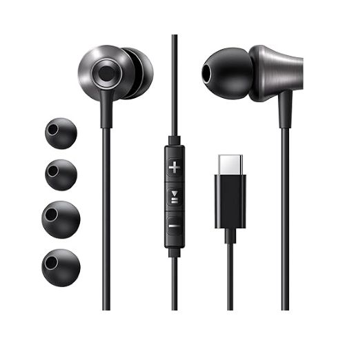 Auriculares In Ear Ugreen 35754 Hitune Tipo C Negro  