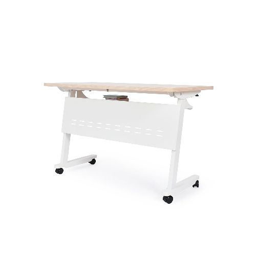 Escritorio Plegable Con Ruedas Flex I Blanco  Unsi Furniture