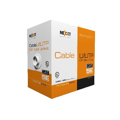 Cable UTP Cat5e Nexxt Professional 4P 25AWG CM 305m Gris  Nexxt Solutions