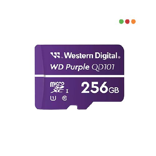 Memoria MicroSD de 256 GB Western Digital PurpleQD101  