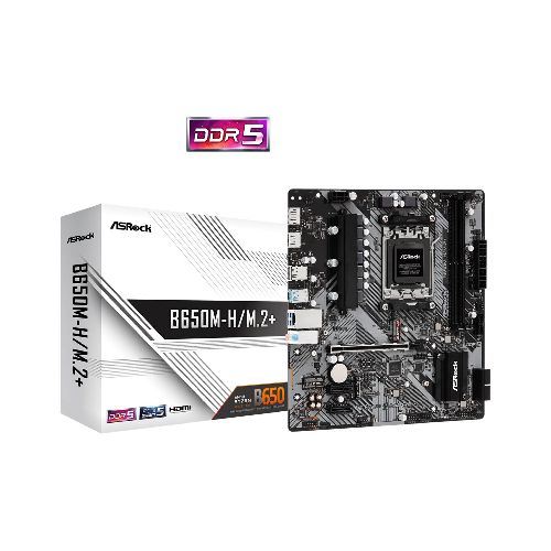 Motherboard Asrock B650m H/m.2+ Ddr5 AMD Am5 mATX  