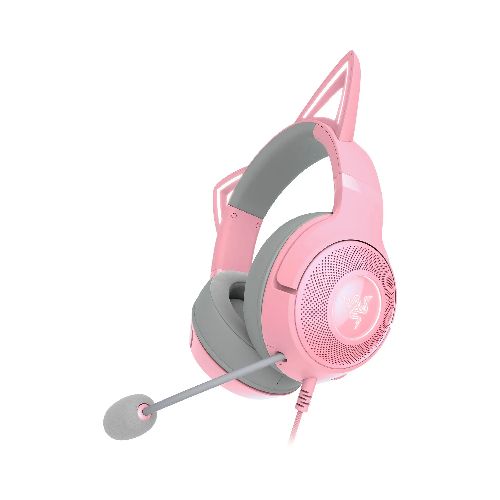 Auriculares Gamer con cable Razer Kraken Kitty V2 RGB Rosa  