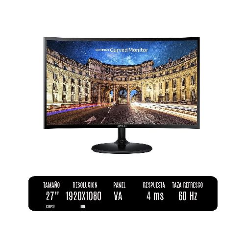 Monitor curvo Samsung Essential F390 27  