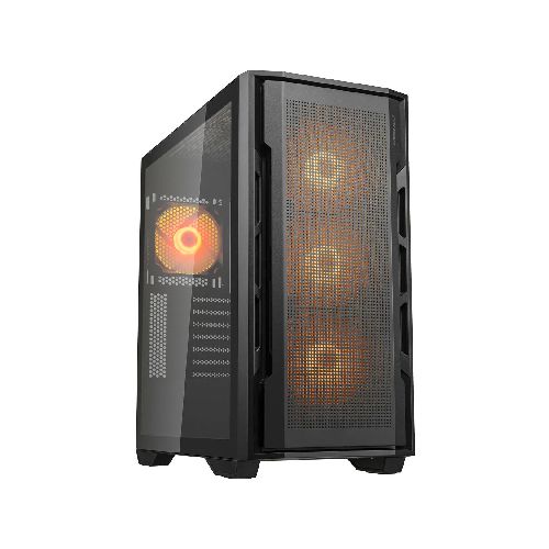 Gabinete Gamer Mid Tower Cougar Uniface Rgb Black  