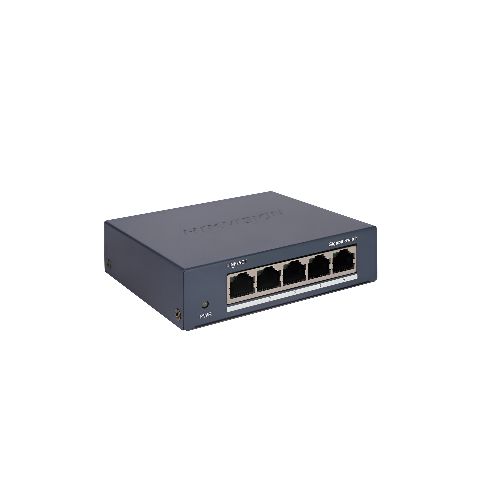 Switch 5 puertos Hikvision DS-3E0505-O Gigabit 10 Gbps  