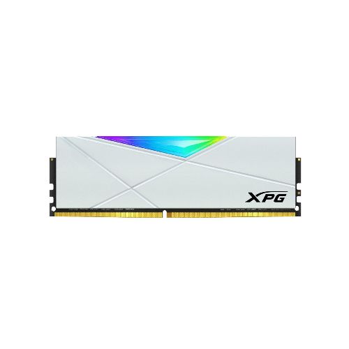 Memoria RAM Adata Xpg D50 Rgb Ddr4 8gb 3200mhz Udimm blanco  