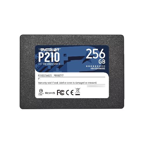 Disco SSD SATA3 2.5 PATRIOT P210 256GB  Patriot